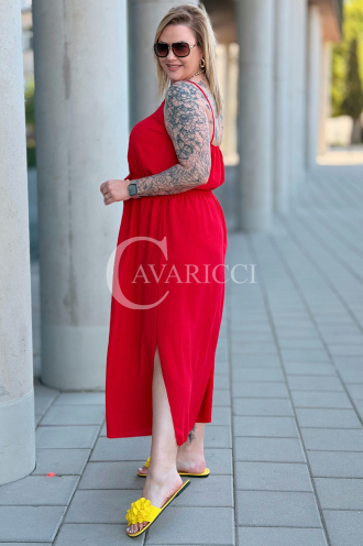 Kleid in Rot – Große Größen | Cavaricci.de