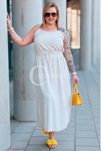 Kleid in Beige – Große Größen | Cavaricci.de