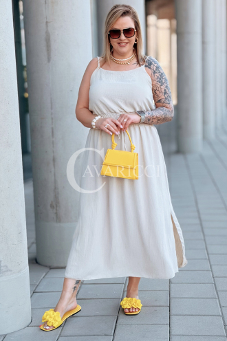 Kleid in Beige – Große Größen | Cavaricci.de