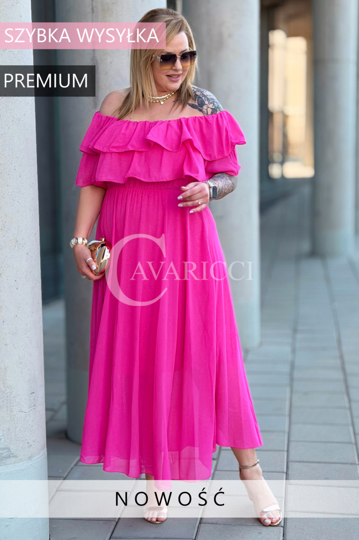Kleid in Fuchsia – Große Größen | Cavaricci.de