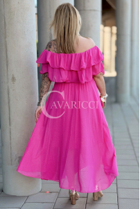 Kleid in Fuchsia – Große Größen | Cavaricci.de