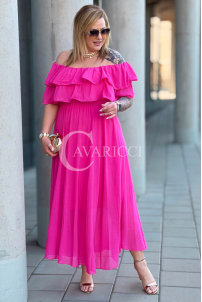 Kleid in Fuchsia – Große Größen | Cavaricci.de