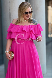 Kleid in Fuchsia – Große Größen | Cavaricci.de