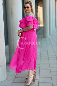 Kleid in Fuchsia – Große Größen | Cavaricci.de