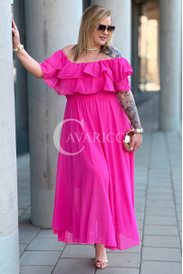 Kleid in Fuchsia – Große Größen | Cavaricci.de
