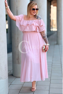 Kleid in Rosa – Große Größen | Cavaricci.de