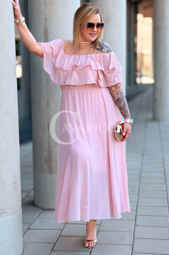 Kleid in Rosa – Große Größen | Cavaricci.de