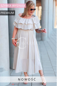 Kleid in Beige – Große Größen | Cavaricci.de