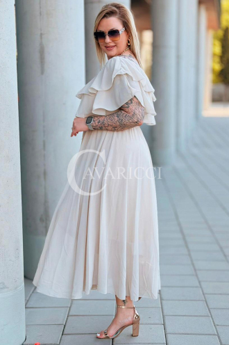 Kleid in Beige – Große Größen | Cavaricci.de
