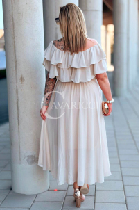 Kleid in Beige – Große Größen | Cavaricci.de