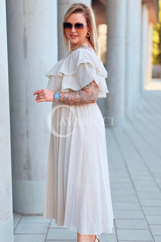 Kleid in Beige – Große Größen | Cavaricci.de