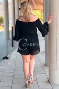 Jumpsuit in Schwarz – Große Größen | Cavaricci.de
