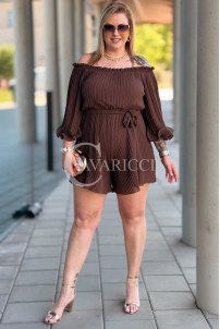 Jumpsuit in Schokolade – Große Größen | Cavaricci.de