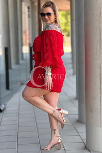 Jumpsuit in Rot – Große Größen | Cavaricci.de