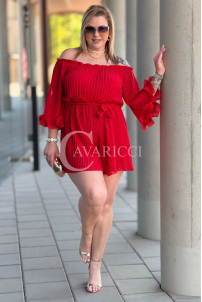 Jumpsuit in Rot – Große Größen | Cavaricci.de