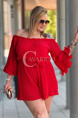 Jumpsuit in Rot – Große Größen | Cavaricci.de