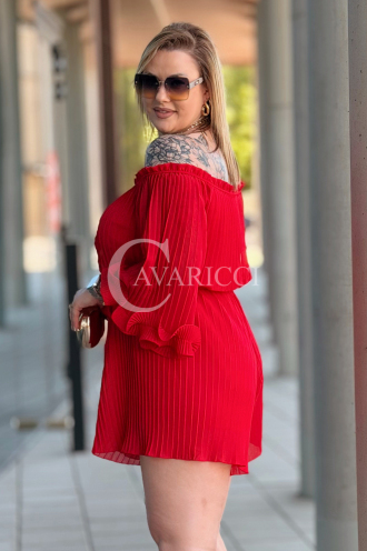 Jumpsuit in Rot – Große Größen | Cavaricci.de