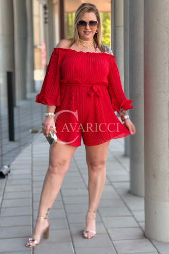 Jumpsuit in Rot – Große Größen | Cavaricci.de