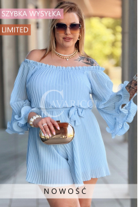 Jumpsuit in Hellblau – Große Größen | Cavaricci.de