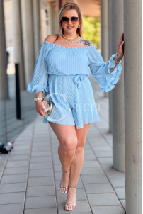 Jumpsuit in Hellblau – Große Größen | Cavaricci.de