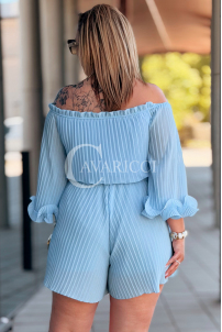 Jumpsuit in Hellblau – Große Größen | Cavaricci.de