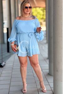 Jumpsuit in Hellblau – Große Größen | Cavaricci.de
