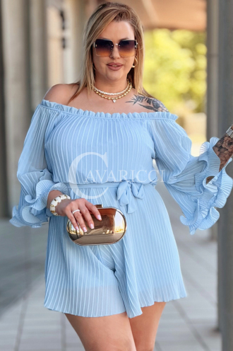 Jumpsuit in Hellblau – Große Größen | Cavaricci.de