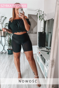 SAVANA Shorts in Schwarz – Große Größen | Cavaricci.de