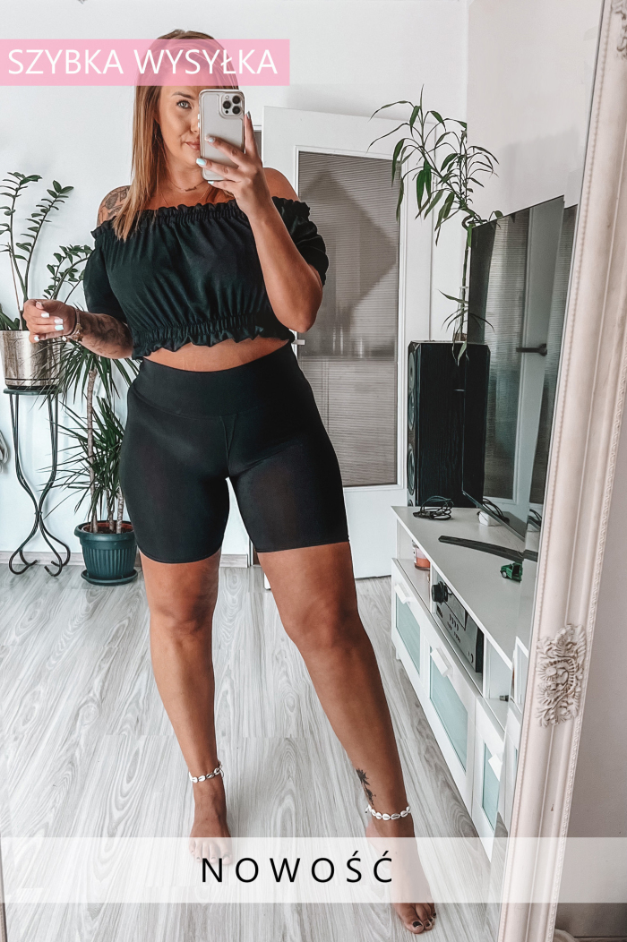 SAVANA Shorts in Schwarz – Große Größen | Cavaricci.de