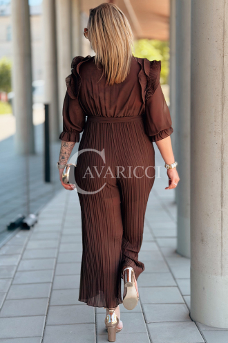 Jumpsuit in Schokolade – Große Größen | Cavaricci.de