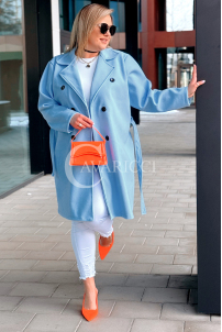 TRANI Kleid in Hellblau – Große Größen | Cavaricci.de