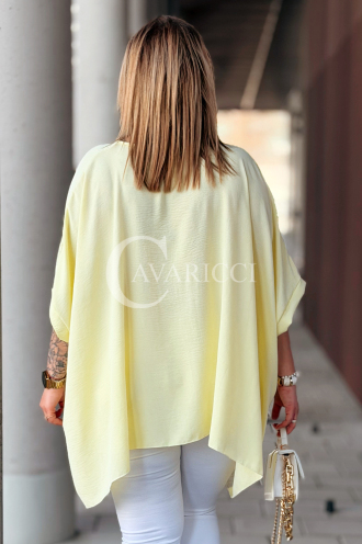 BINA Bluse in Gelb – Große Größen | Cavaricci.de