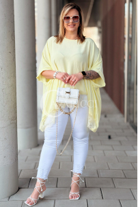 BINA Bluse in Gelb – Große Größen | Cavaricci.de