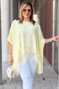 BINA Bluse in Gelb – Große Größen | Cavaricci.de
