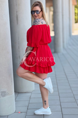 Jumpsuit in Rot – Große Größen | Cavaricci.de