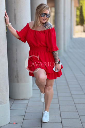 Jumpsuit in Rot – Große Größen | Cavaricci.de
