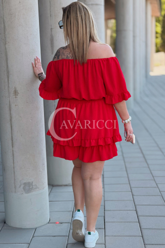 Jumpsuit in Rot – Große Größen | Cavaricci.de