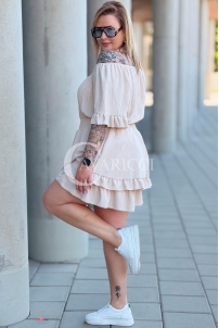 Jumpsuit in Beige – Große Größen | Cavaricci.de