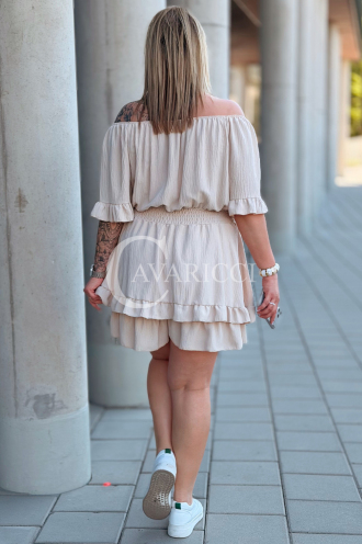 Jumpsuit in Beige – Große Größen | Cavaricci.de