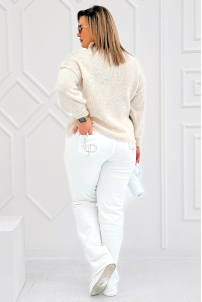 CIAO Pullover in Beige – Große Größen | Cavaricci.de