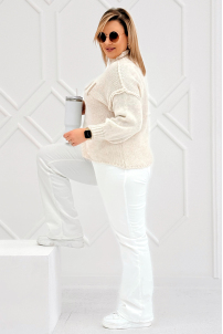 CIAO Pullover in Beige – Große Größen | Cavaricci.de