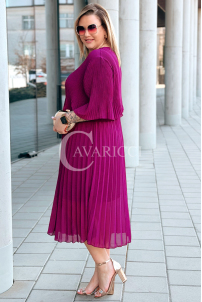 LETIZIA Kleid in Purpur – Große Größen | Cavaricci.de