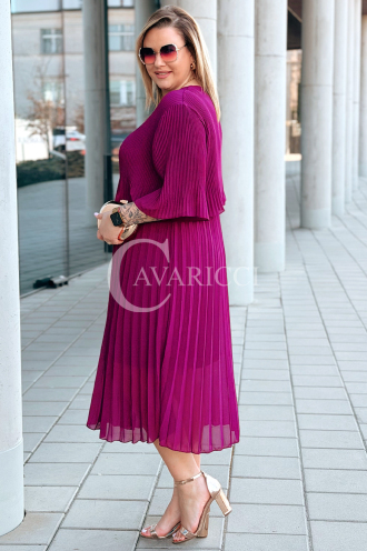 LETIZIA Kleid in Purpur – Große Größen | Cavaricci.de