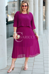 LETIZIA Kleid in Purpur – Große Größen | Cavaricci.de