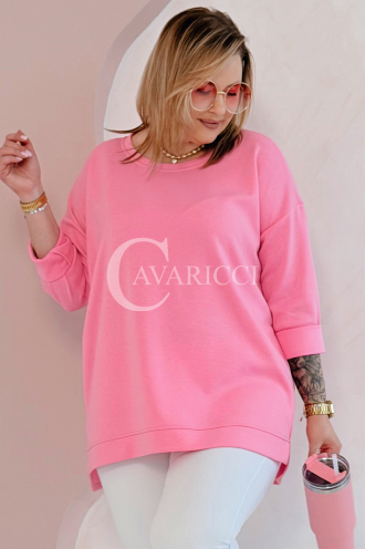 NOA Sweatshirt in Rosa – Große Größen | Cavaricci.de