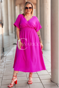 ISAIA Kleid in Fuchsia – Große Größen | Cavaricci.de