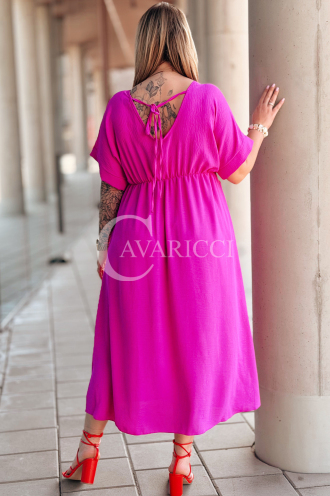 ISAIA Kleid in Fuchsia – Große Größen | Cavaricci.de