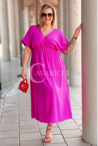 ISAIA Kleid in Fuchsia – Große Größen | Cavaricci.de