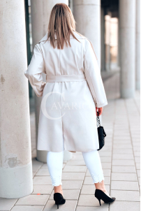 Kleid in Beige – Große Größen | Cavaricci.de