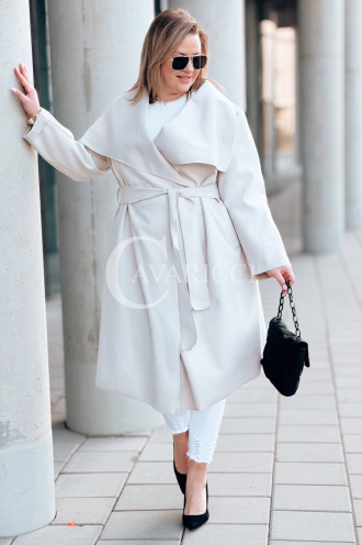Kleid in Beige – Große Größen | Cavaricci.de